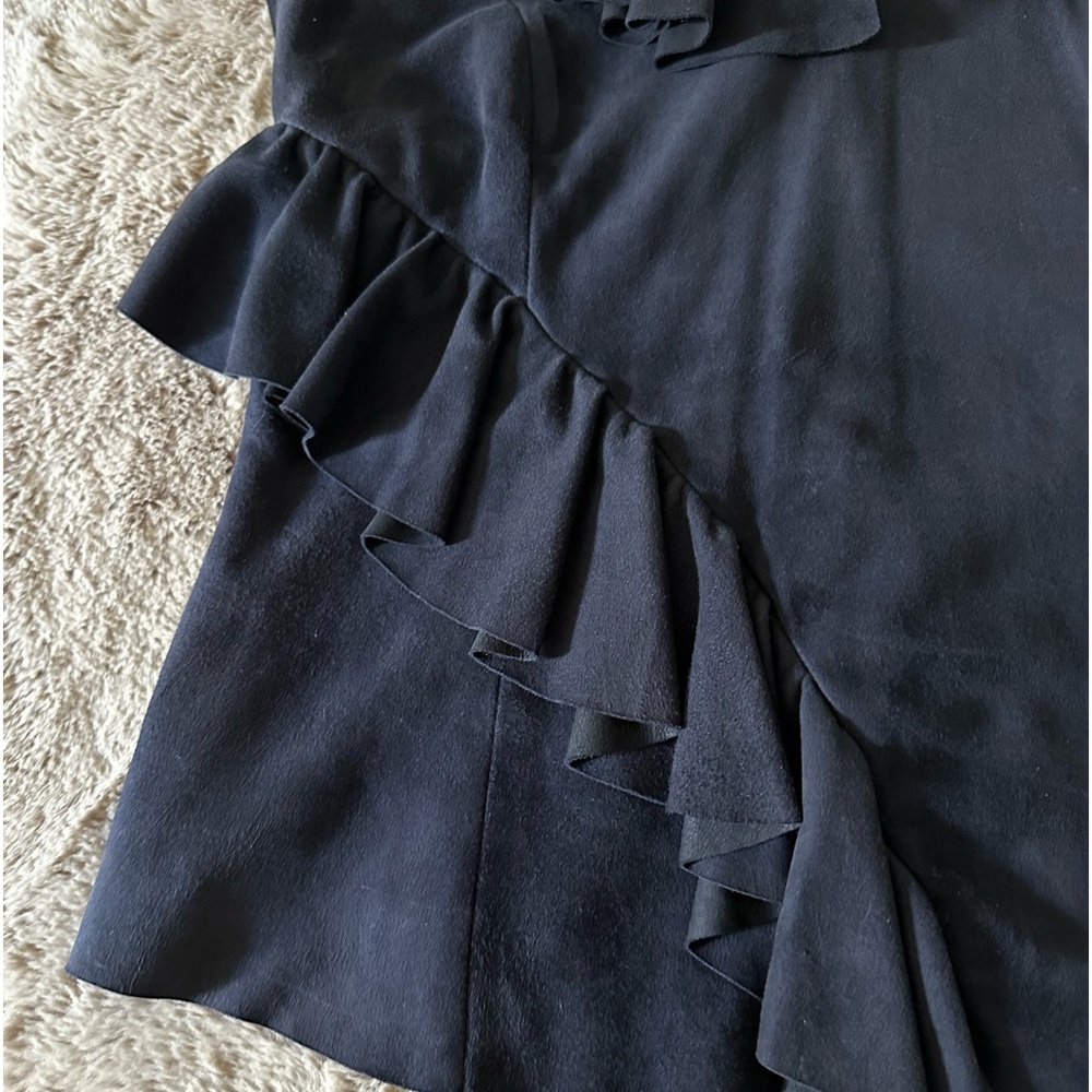 DROMe Suede Ruffle Top - Picture 13 of 15